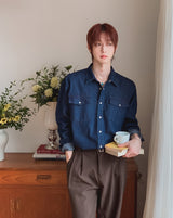 Roku Two-Pocket Denim Shirt