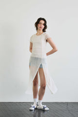 WITTY KNIT ONE-PIECE / IVORY