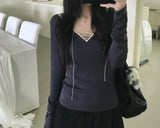 Karin Lace Eyelet T-shirt (3 colors)