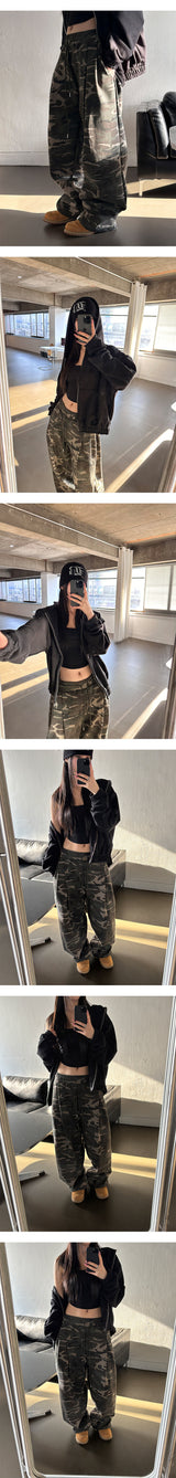 [Unisex] クロップ2wayフードジップアップ(3color)