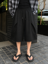 ノワールバルーンピンタックバミューダパンツ