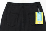 Sundy Charlang クールデニムロングスカート [ショート & ベーシックセレクション] Lyocell Fabric