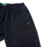 Lace black cotton pants