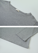 KIワンショルダールーズロングスリーブTシャツ (5color)