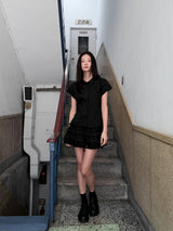  ROUND COLLAR PUFF SHIRT