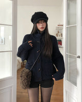 Chewy Shearling Fur Toggle Crossbody Bag