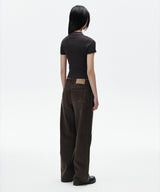 BUTTON-UP COLLAR KNIT