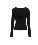 26FW★ [mnem] Fold Hood Tee