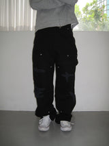 Vintage Damaged Double Knee Work Pants (3c)