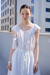 レース ストリング ロングドレス(Ivory)