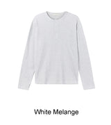 トーブワッフルヘンリーネック長袖Tシャツ