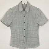 Wendy Plaid Half Blouse (2color)