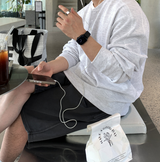 Look Wibird Supima Pigment Bermuda Pin Tuck Shorts