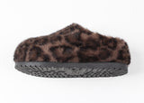 LEOPARD FUR SLIPPERS