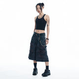 ENE See-through Sleeveless - BLACK