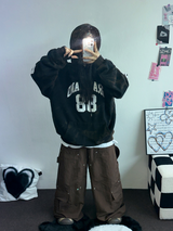 ダウンカーゴリベットナイロンロングパンツ🖤🤎🩶3カラー
