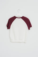 (W) イブハーフスウェットTシャツ (2color)
