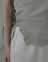 Roche Flower Jacquard Midi Skirt