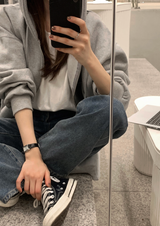 [Lè made/7,000 Sold] Lè madeエブリ ジップアップ フーディ/ 5カラー