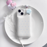 [MADE] white star wings dots case