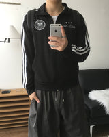 Roster Crop Track Zip-up