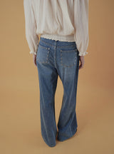 Gleam denim pants