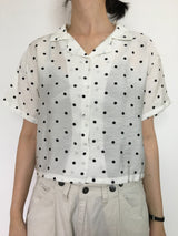 Dot Capri Shirt  (2color)
