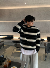 Liu Mohair Dangara Round Knit