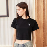 VZ 3D ロゴクロップTシャツ / ブラック