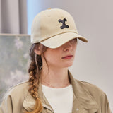 VA Curved Patch Ball Cap / Beige