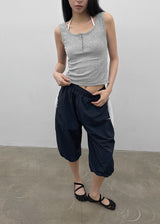 [MADE] Lunel Snap Ribbed Sleeveless Top