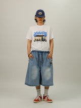 WN Side Snap Bermuda Banding Pants