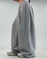 ❤ S-XL❤ サイドプリーツワイドバルーントレーニングパンツ