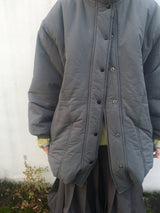 Urban volume round padded jacket
