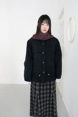 stopper high-neck half-coat(2colors)