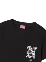 レターN Tシャツ (ブラック)