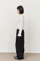 (W) Felt Frill Top