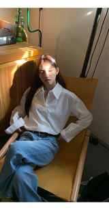 a modern white clean shirt