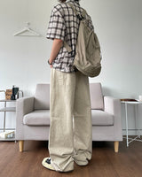 Basic Cotton Wide Pants 4C