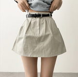 Lipo Pintuck Belt Set Banding Miniskirt