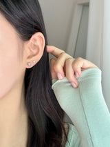 [4 set] four leaf clover piercing set