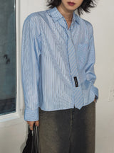 Russo Stripe Crop Shirt