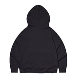 ビンテージロゴフードTシャツ　チャコール