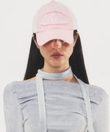 ヴィンテージ スクラッチ ウォッシュ ツートンキャップ Pink
