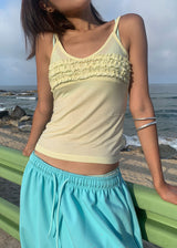 TENCEL FRILL SLEEVELESS
