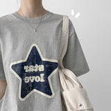 スターラブ プリント ルーズ ショートスリーブTシャツ(4 colors)