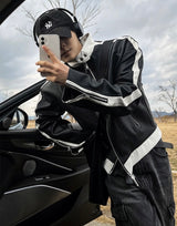 "Way Leather Biker Jacket "