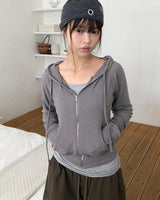 Duan Soft Wool Hoodie Zip-Up