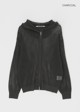 [MADE] Ernin Summer Knit Hooded Zip-up