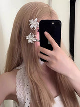 ミニ スター ドット フラワー ヘアピン(1pcs)